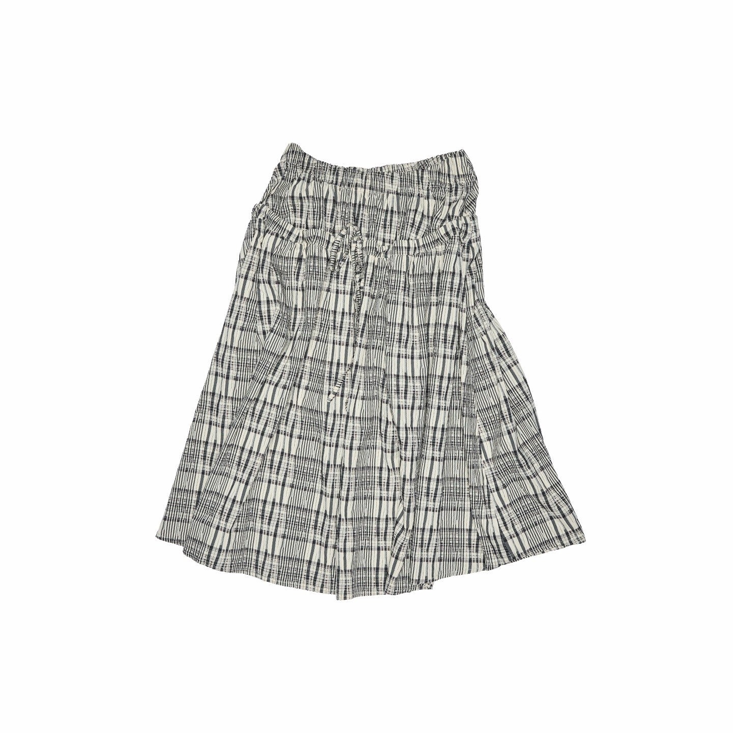 1JINN_STUDIO_Plaid_Backless_Halter_Drawstring_Mid_Length_Women&