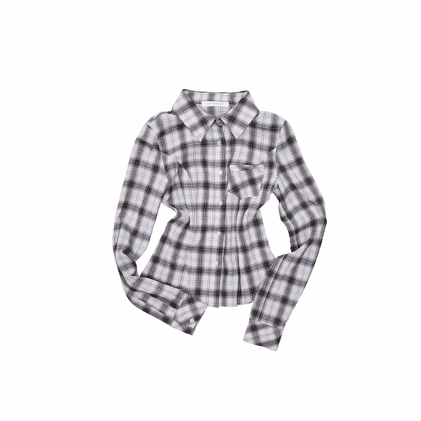 1JINN_STUDIO_Plaid_Vintage_Slim_Fit_Women&