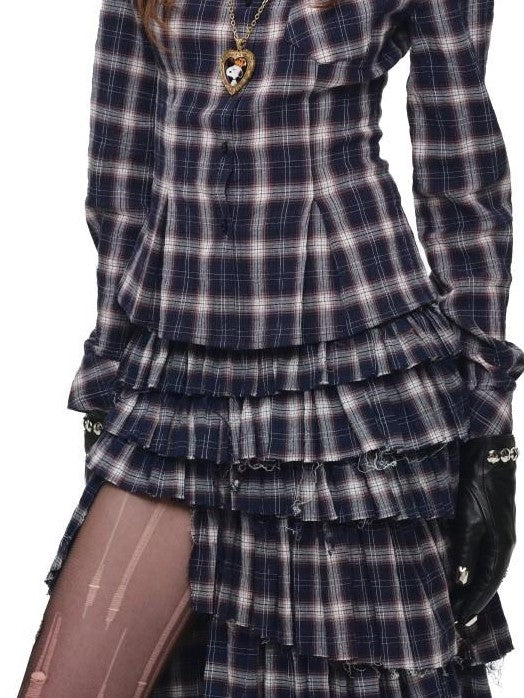 1JINN STUDIO Plaid Vintage Slim Fit Women&