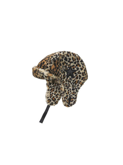 1JINN STUDIO Plush Multicolor Earflap Aviator Women&