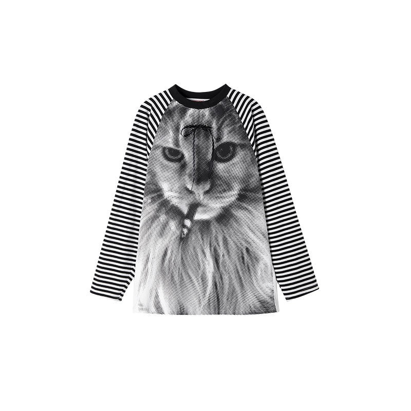 1JINN_STUDIO_Printed_Striped_Colorblock_Raglan_Sleeve_Women&
