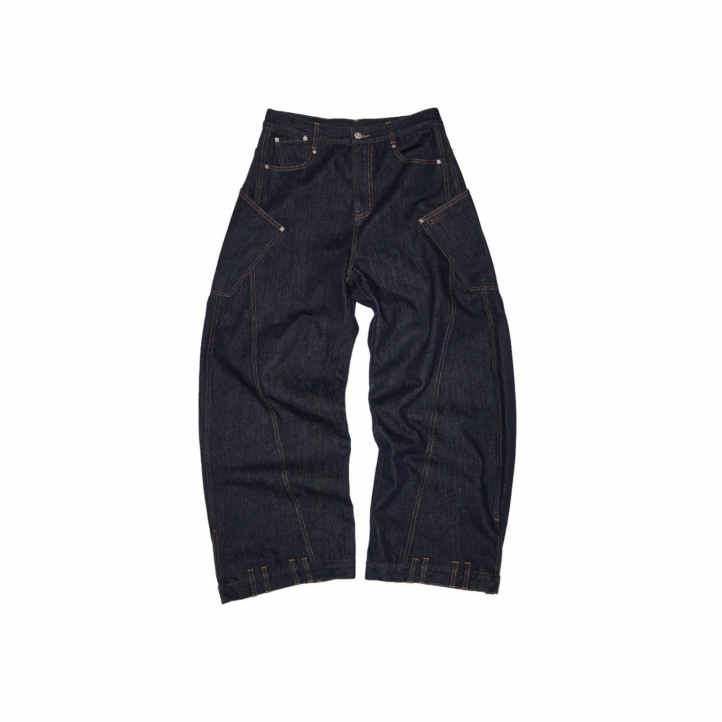 1JINN_STUDIO_Raw_Denim_Deconstructed_Embroidered_Low_Rise_Women&