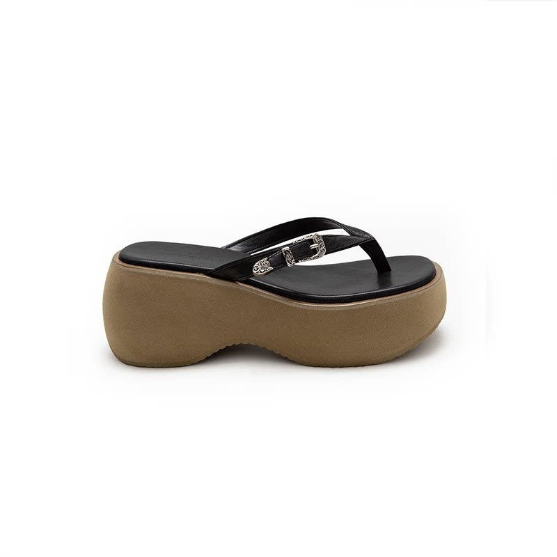 1JINN_STUDIO_Retro_Textured_Thong_Wedge_Women&