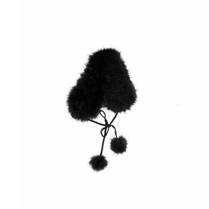 1JINN_STUDIO_Reversible_Pompom_Tie_Convertible_Earmuff_Collar_Women&