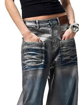 1JINN STUDIO Rhinestone Floral Racerback Slim Fit Women&