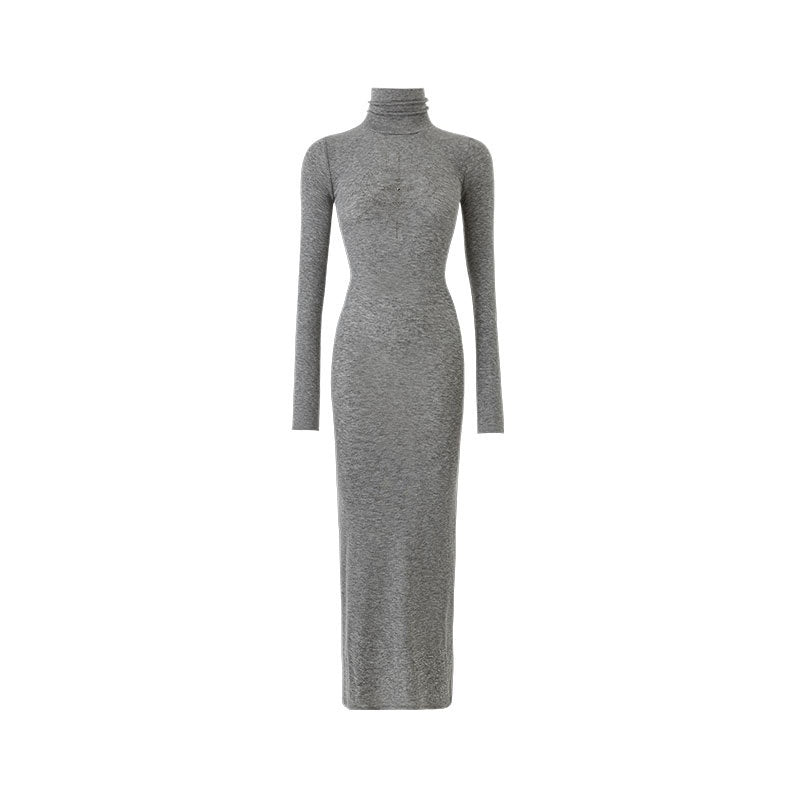 1JINN_STUDIO_Rhinestone_High_Neck_Slimming_Midlength_Women&