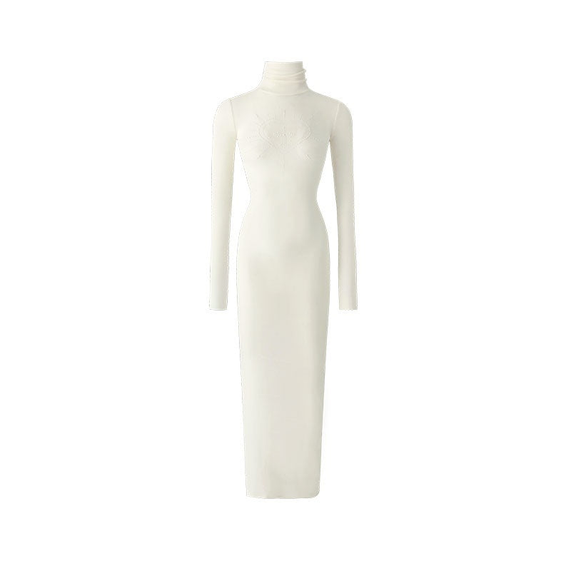 1JINN_STUDIO_Rhinestone_High_Neck_Slimming_Midlength_Women&
