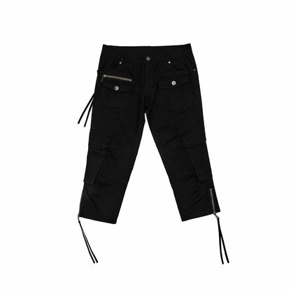 1JINN_STUDIO_Ribbon_Tie_Cargo_Multi_Pocket_Stretch_Slim_Straight_Women&