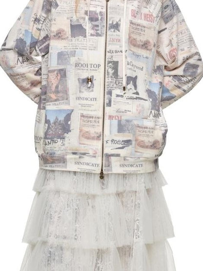 1JINN STUDIO Ruched Layered Princess Style Women&