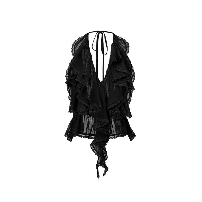 1JINN_STUDIO_Ruched_Ruffle_Low_Back_Tie_Back_Women&