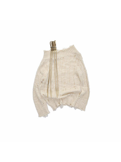 1JINN STUDIO Sexy Off Shoulder Belted Cutout Women&