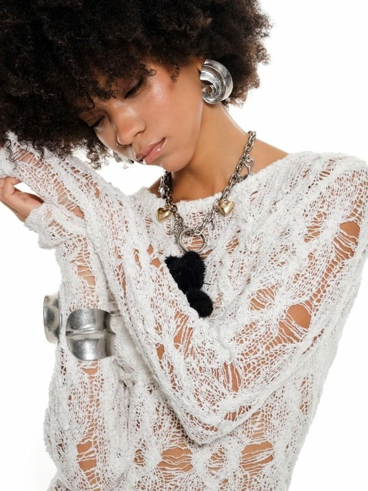 1JINN STUDIO Sheer Cutout Waist Cinch Women&