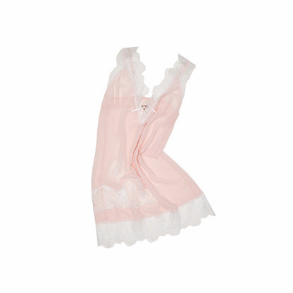 1JINN_STUDIO_Sheer_V-neck_Applique_Embroidery_Layered_Women&