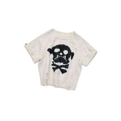 1JINN_STUDIO_Skull_Jacquard_Knit_Ripped_Fitted_Punk_Women&