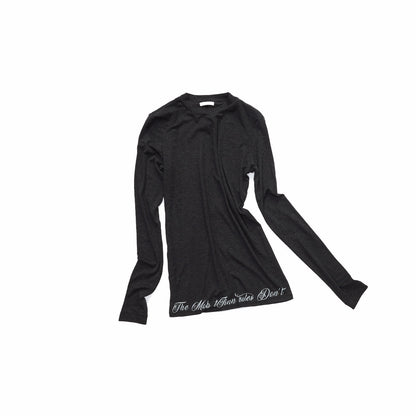 1JINN_STUDIO_Solid_Crew_Neck_Sheer_Hem_Letter_Print_Women&