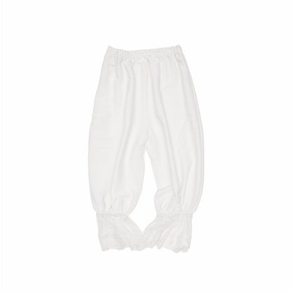 1JINN_STUDIO_Solid_Lace_Lantern_Style_Loose_Drape_Elastic_Waist_Women&