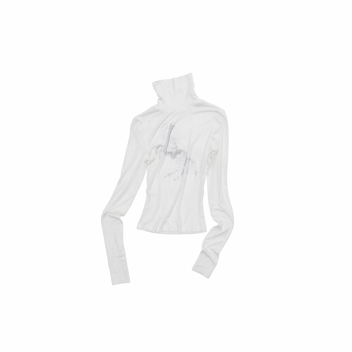 1JINN_STUDIO_Solid_Rhinestone_Mock_Neck_Slim_Fit_Women&
