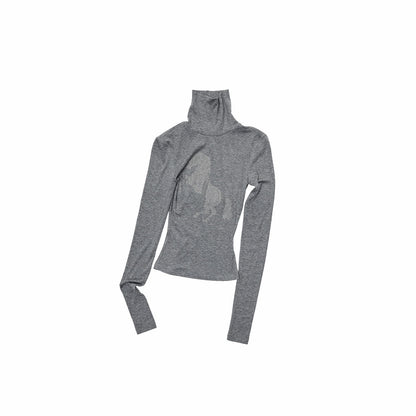 1JINN_STUDIO_Solid_Rhinestone_Mock_Neck_Slim_Fit_Women&