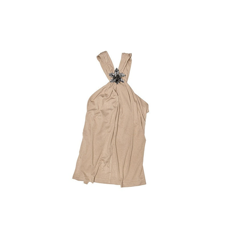 1JINN_STUDIO_Solid_Ruched_V_Knot_High_Stretch_Women&