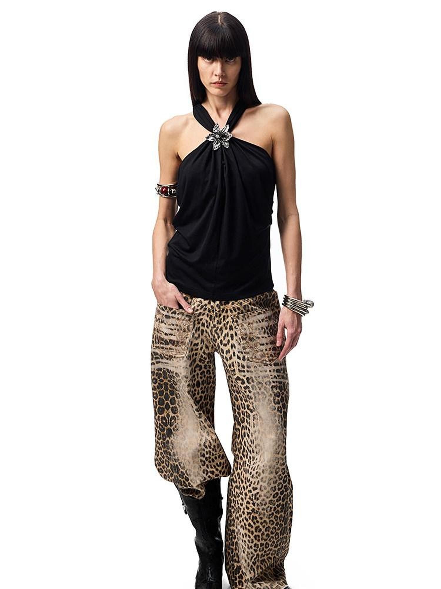 Solid Ruched V Knot High Stretch Women&