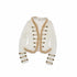 1JINN_STUDIO_Spliced_Napoleon_V-neck_Slim_Fit_Long_Sleeve_Cardigan_Women&