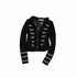 1JINN_STUDIO_Spliced_Napoleon_V-neck_Slim_Fit_Long_Sleeve_Cardigan_Women&