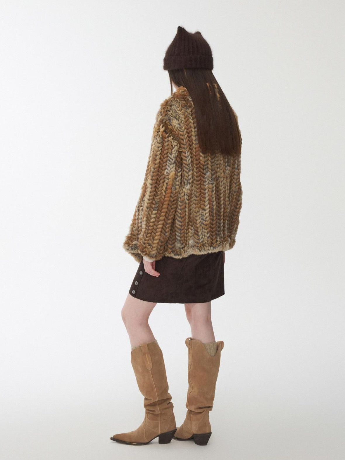 1JINN STUDIO Straw Yellow Colorblock Woven Shirt Style Women&