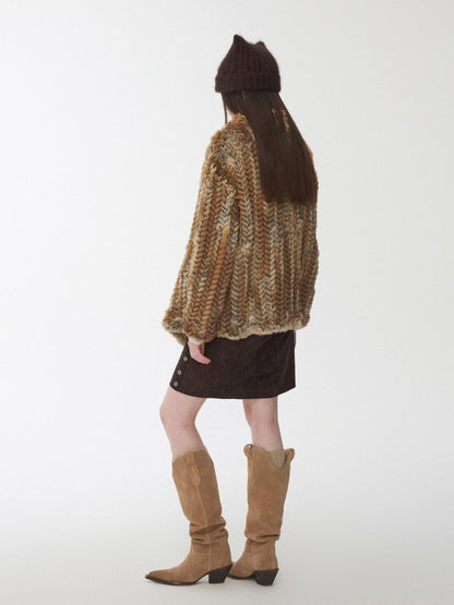 1JINN STUDIO Straw Yellow Colorblock Woven Shirt Style Women&
