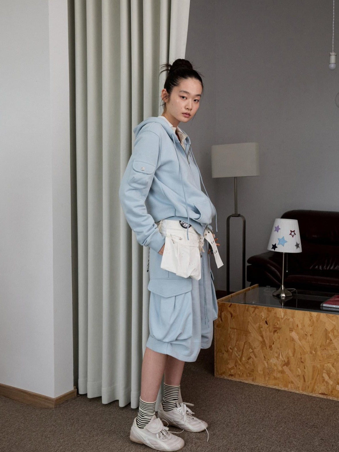 1JINN STUDIO Structured Heavy Embroidery Jacquard Women&