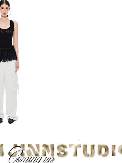 1JINN STUDIO Studded One Shoulder Asymmetrical Fitted Women&