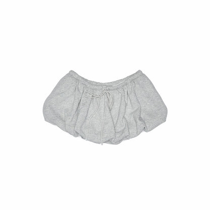 1JINN_STUDIO_Sweet_Solid_Drawstring_3d_Floral_Bud_A_Line_Puff_Women&