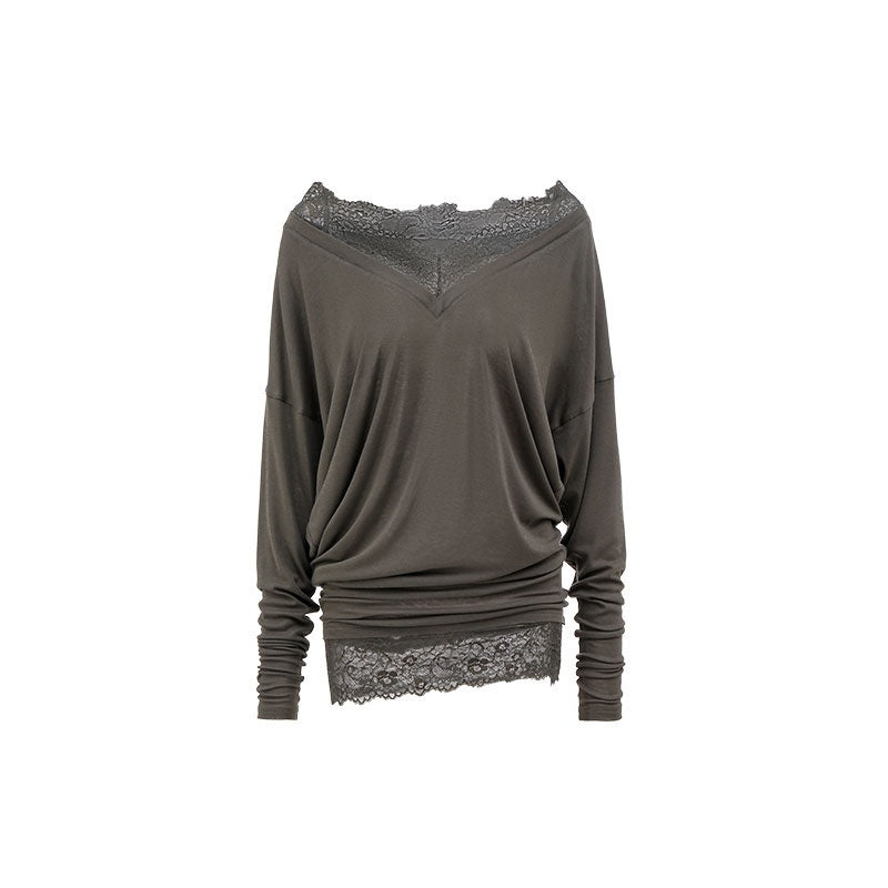 1JINN_STUDIO_V-neck_Mock_Layered_French_Loose_Mid_Length_Women&