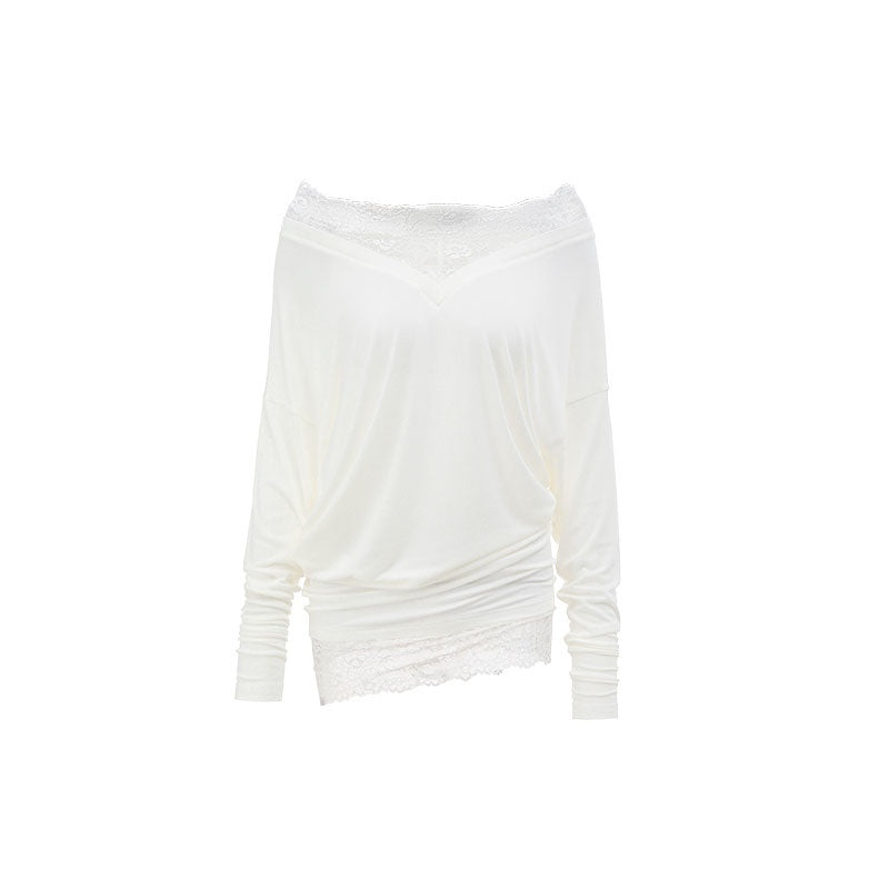 1JINN_STUDIO_V-neck_Mock_Layered_French_Loose_Mid_Length_Women&