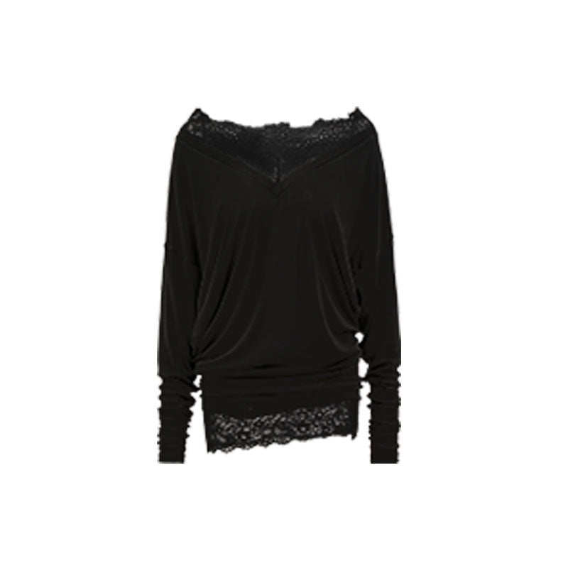 1JINN_STUDIO_V-neck_Mock_Layered_French_Loose_Mid_Length_Women&
