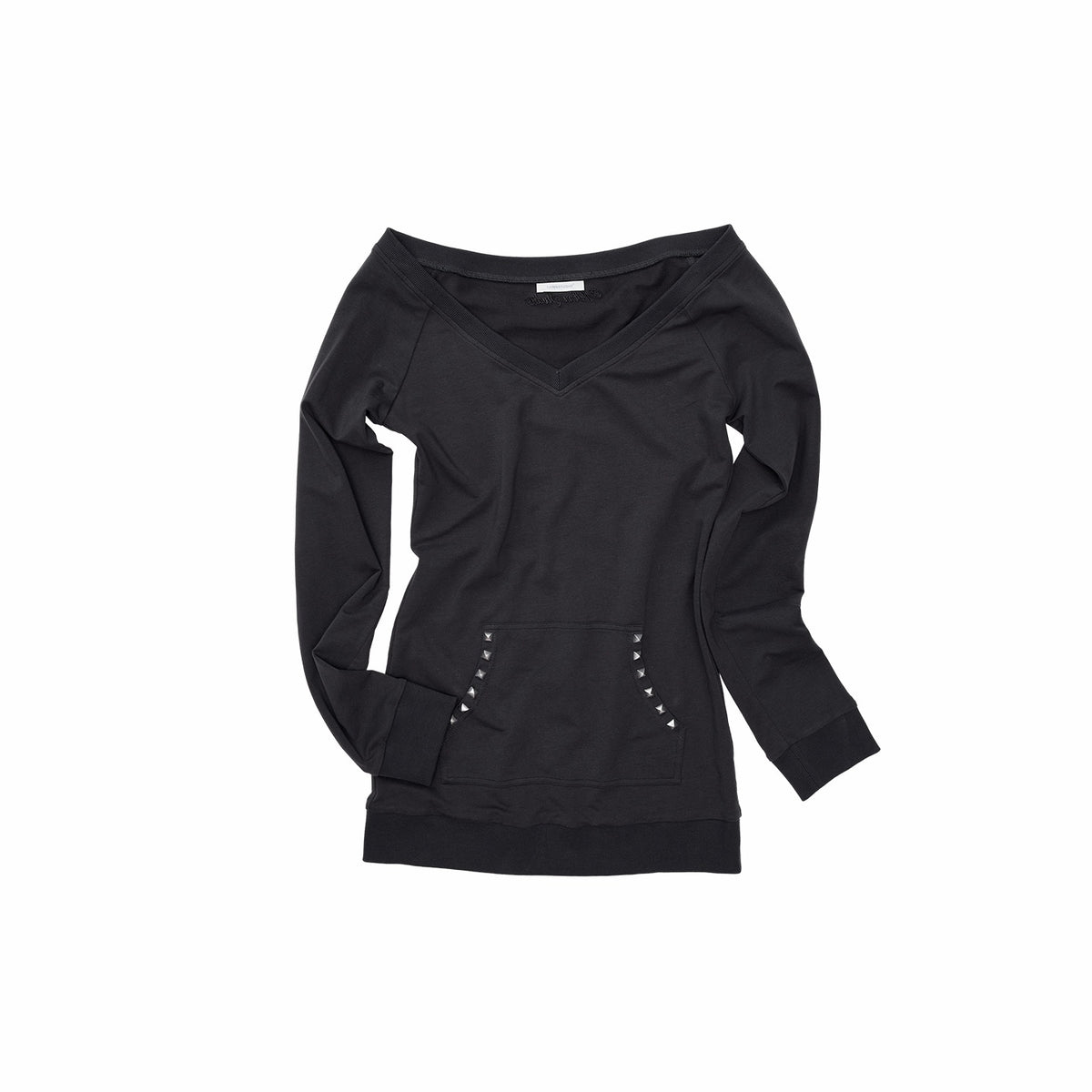 1JINN_STUDIO_V-neck_Studded_Solid_Color_Slim_Fit_Knit_Women&