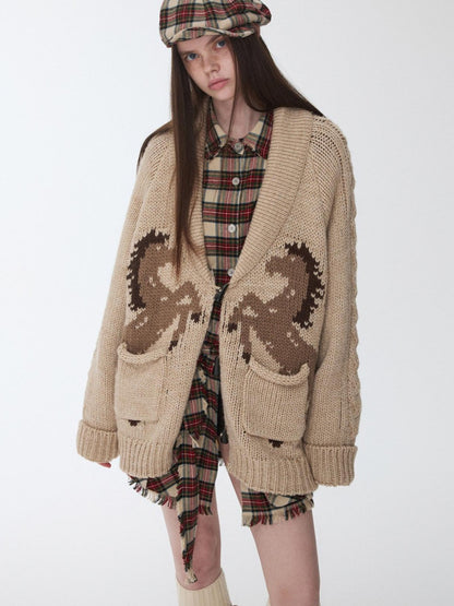 1JINN STUDIO Vintage British Two Tone Check Newsboy Inspired Women&