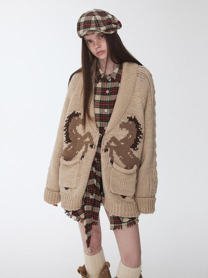 1JINN STUDIO Vintage British Two Tone Check Newsboy Inspired Women&