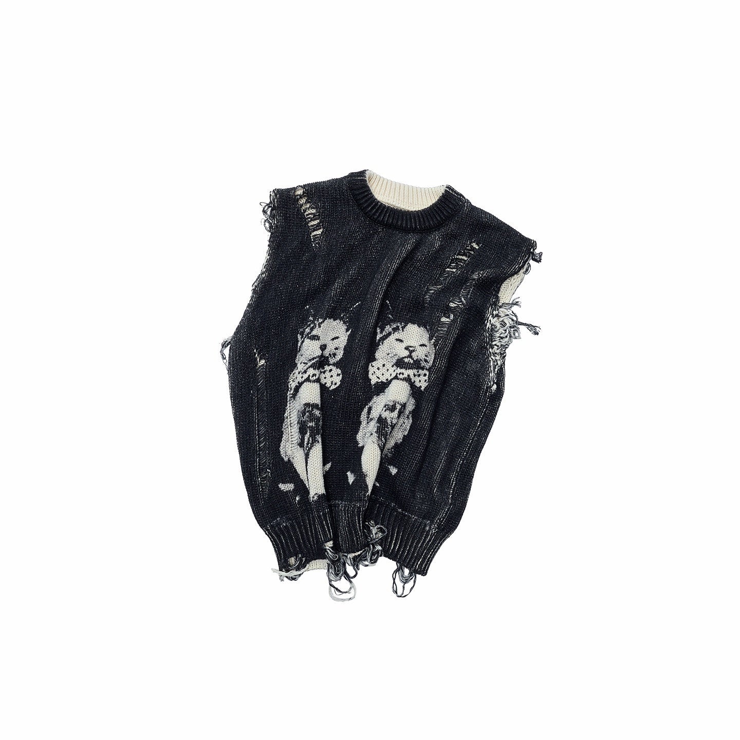 1JINN_STUDIO_Vintage_Cat_Print_Distressed_Cutout_Women&