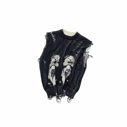 1JINN_STUDIO_Vintage_Cat_Print_Distressed_Cutout_Women&