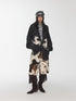 1JINN STUDIO Vintage Chunky Pony Jacquard Toggle Lapel Women&
