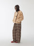 1JINN STUDIO Vintage Deer Print Toggle Closure Women&
