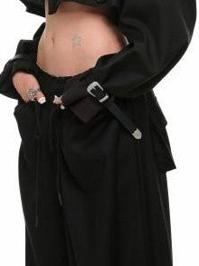 1JINN STUDIO Vintage Double Breasted Cropped Women&