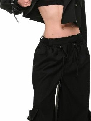 1JINN STUDIO Vintage Double Breasted Cropped Women&