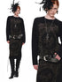 1JINN STUDIO Vintage Framed Burnout Semi Sheer Women&