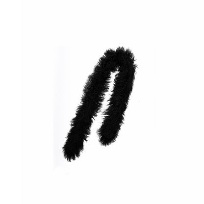 1JINN_STUDIO_Vintage_Ombre_Black_Long_Oversized_Real_Fur_Collar_Women&
