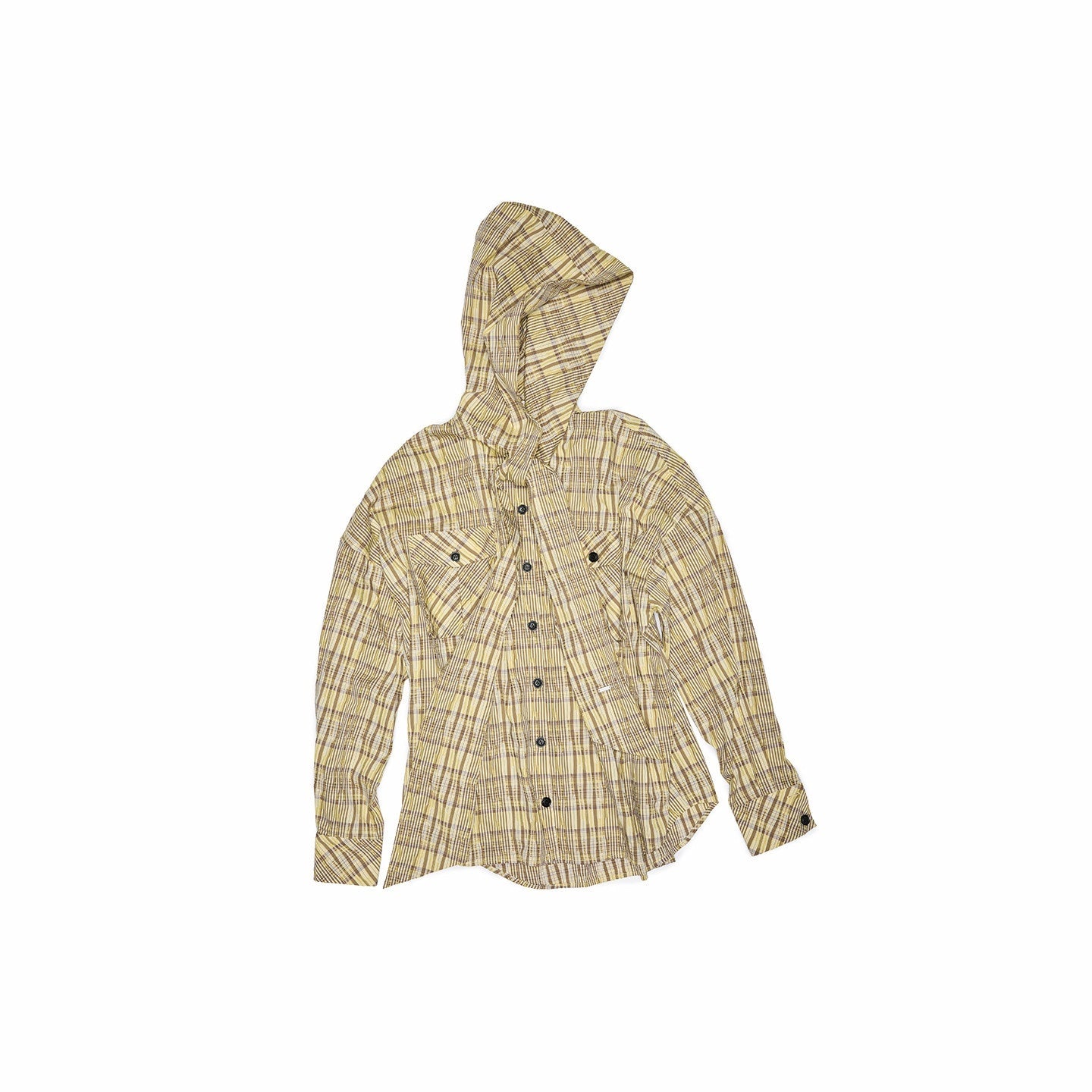 1JINN_STUDIO_Vintage_Plaid_Hooded_Tie_Shirt_Drawstring_Skirt_Women&
