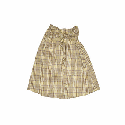 1JINN_STUDIO_Vintage_Plaid_Hooded_Tie_Shirt_Drawstring_Skirt_Women&