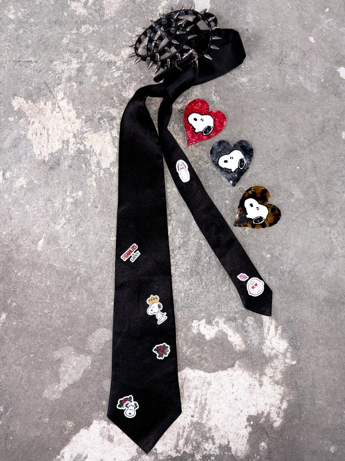 1JINN STUDIO Vintage Sticker Print Designer Aesthetic Two Tone Formal Women&
