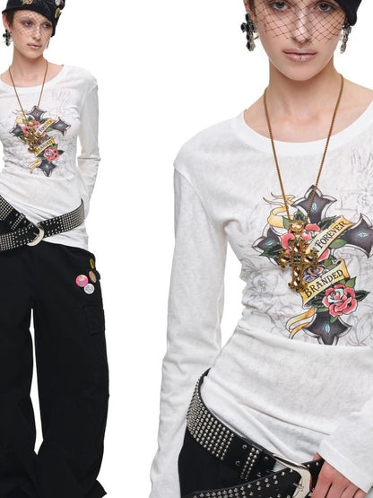 1JINN STUDIO Washed Distressed Multi Pocket Relaxed Workwear Women&