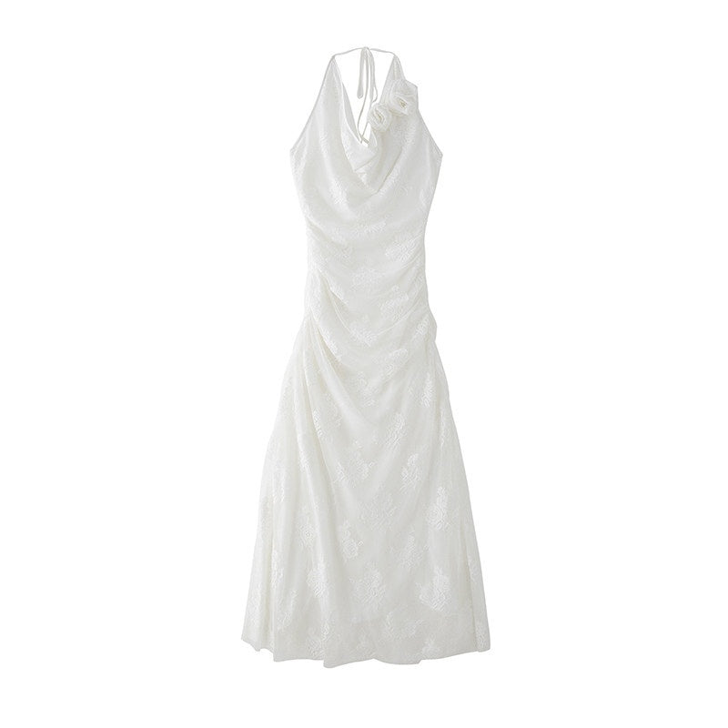 1P_STUDIO_3d_Floral_Embroidered_Draped_Neck_Cinched_Waist_Women&